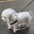 Clear Transparent Waterproof Raincoat for Dogs