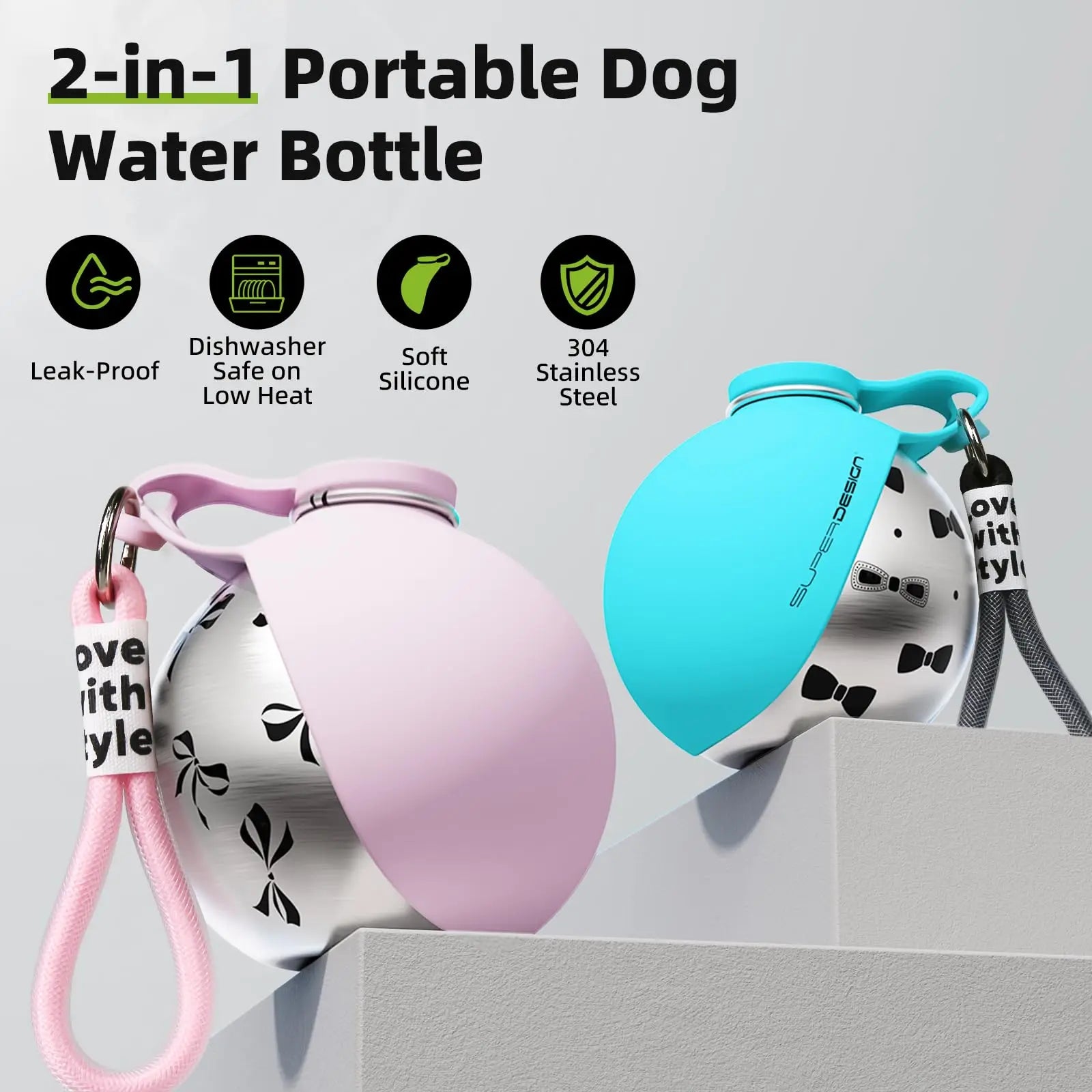 Portable Leak-Proof Dog Travel Water Bottle