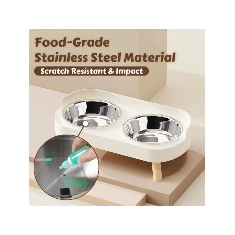 Elevated Dual Food & Water Pet Station