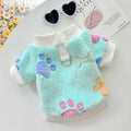 Super Soft Warm Winter Dog Jacket Hearted Print