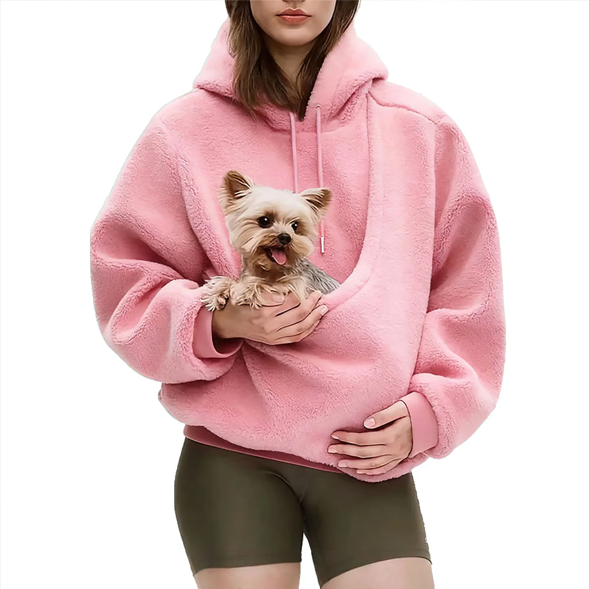 Kangaroo Pet Pouch Winter Hoodie