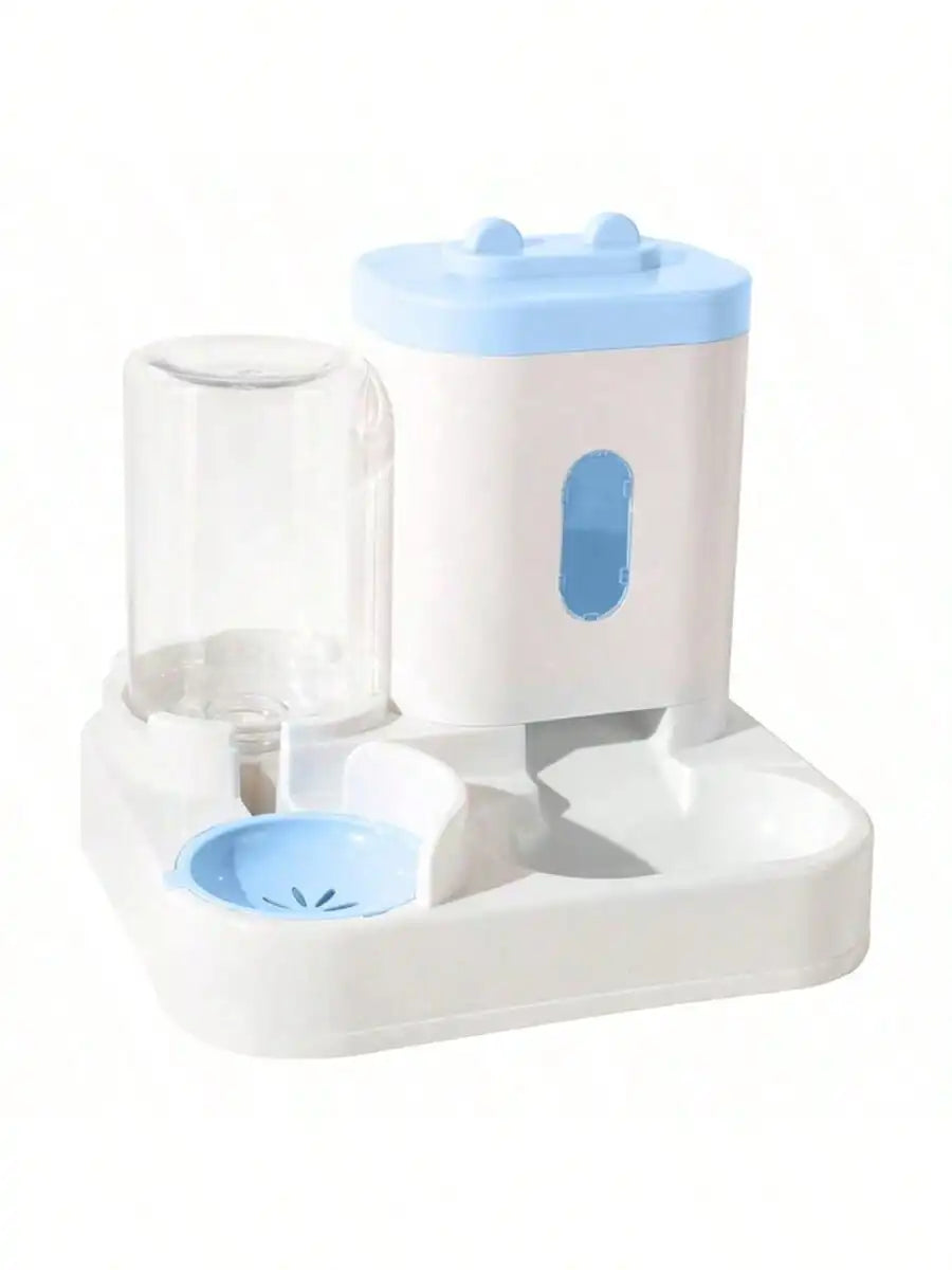 Gravity-Fed Cat Water & Food Dispenser