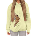 Athletic Unisex Pet Carrier Hoodie