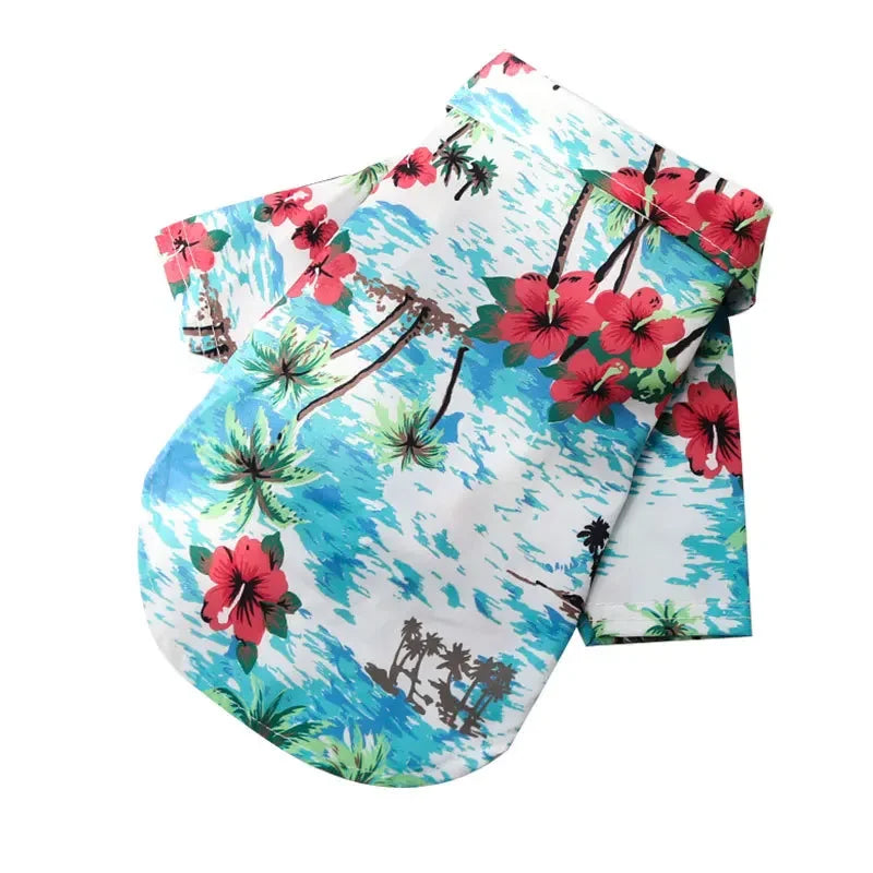 Breezy Hawaiian Print Shirt for Dogs