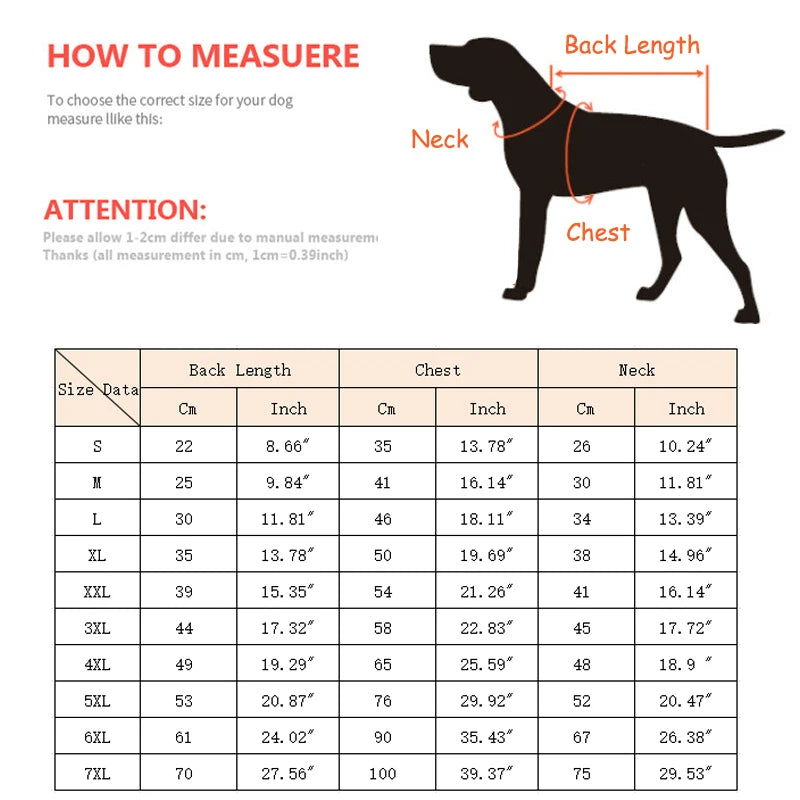 Waterproof Jacket for Large Breed Dogs