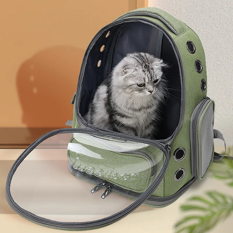 Transparent Cat Carrier Travel Backpack
