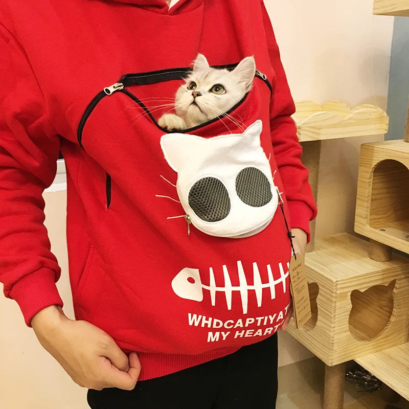 Oversized Warm Pet Pouch Hoodie II