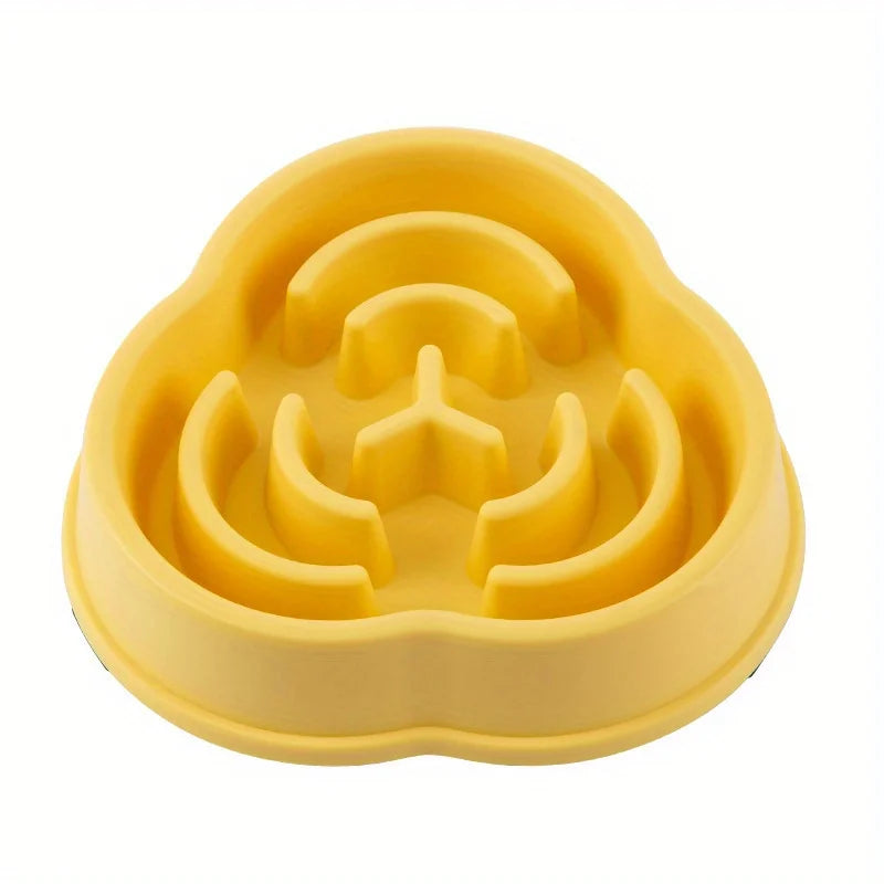 Anti-Choke Slow Feeder Pet Food Bowl