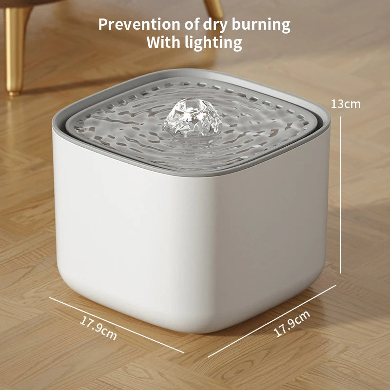 3L USB Electric Filtered Cat Water Fountain