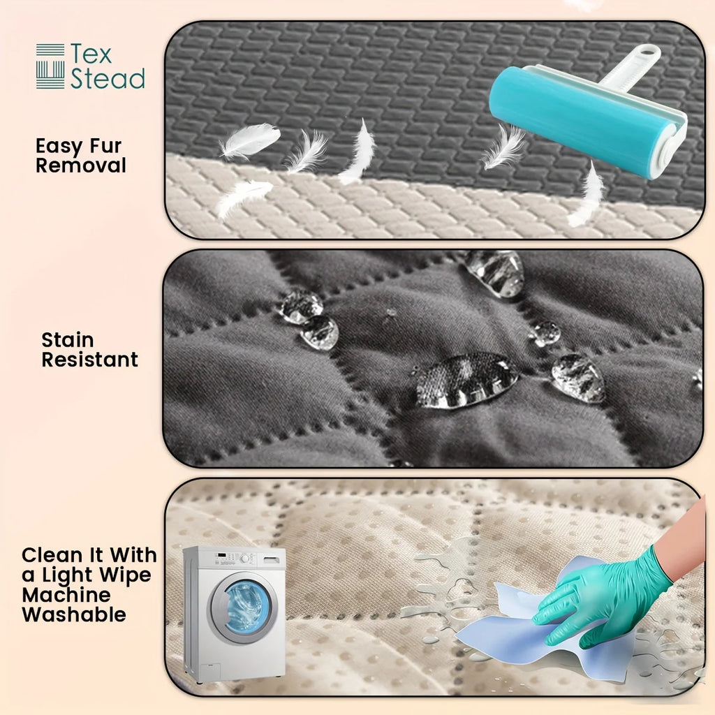 Non-Slip Waterproof Pet Bed Cover for Dogs