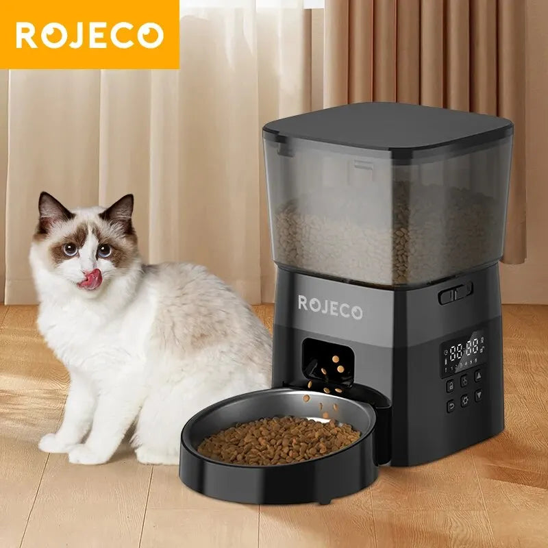 ROJECO Smart Automatic Pet Food Dispenser