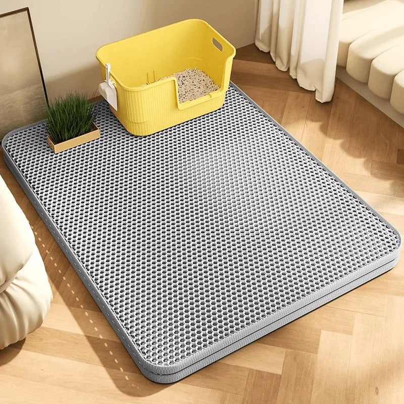 Extra Large Waterproof Cat Litter Mat Non-Slip