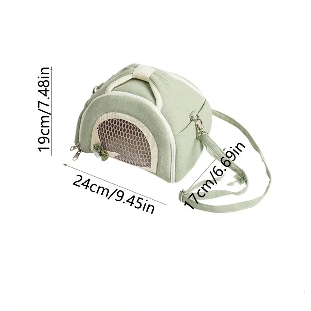 Soft Flannel Hamster Carrier Bag