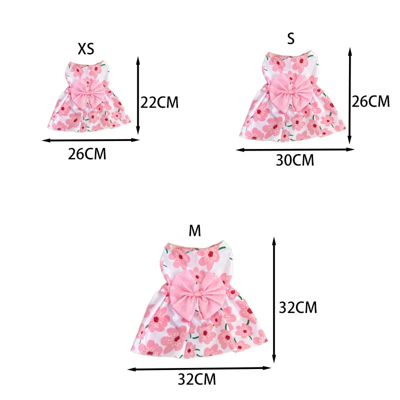 Puppy Skirt Spring Summer Dog Princess