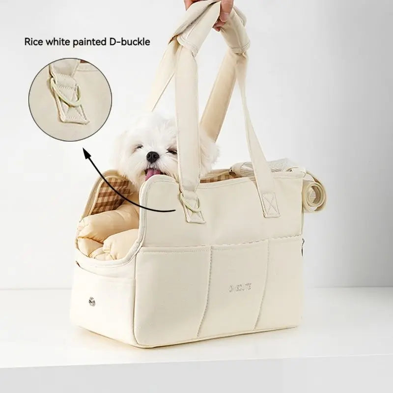Portable Small Dog Shoulder Handbag