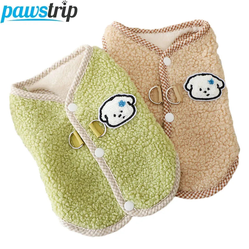 Fleece Dog Coat for Small Breeds
