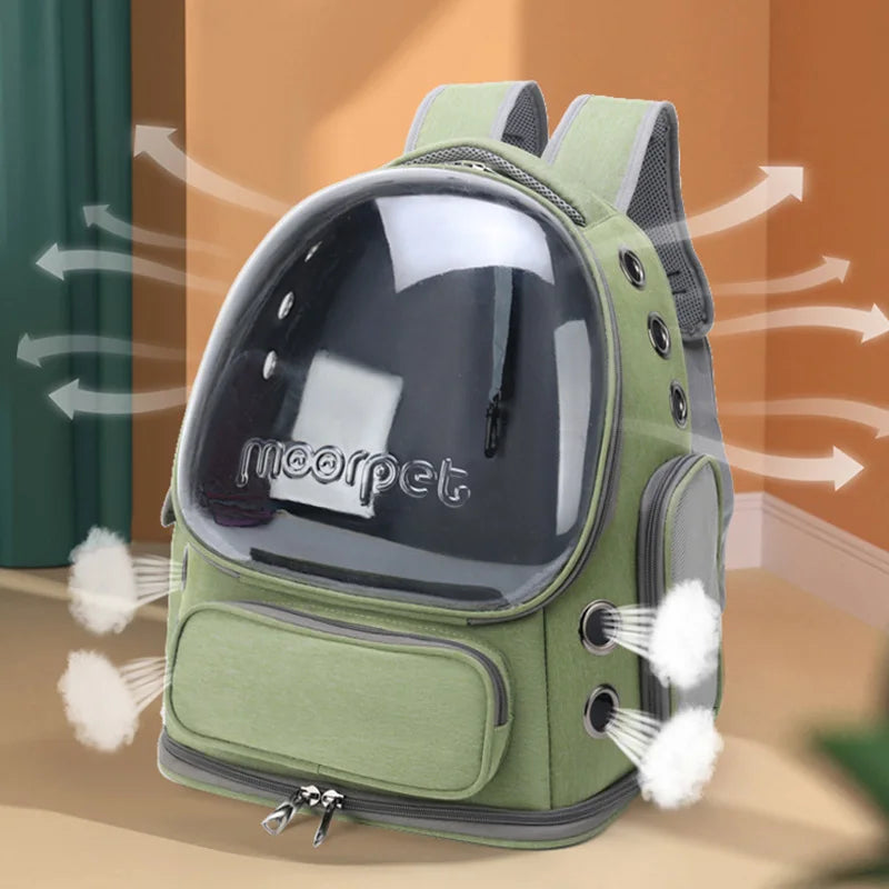 Transparent Cat Carrier Travel Backpack