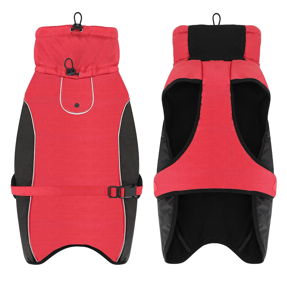 Waterproof Warm Coat Jacket Reflective Raincoat