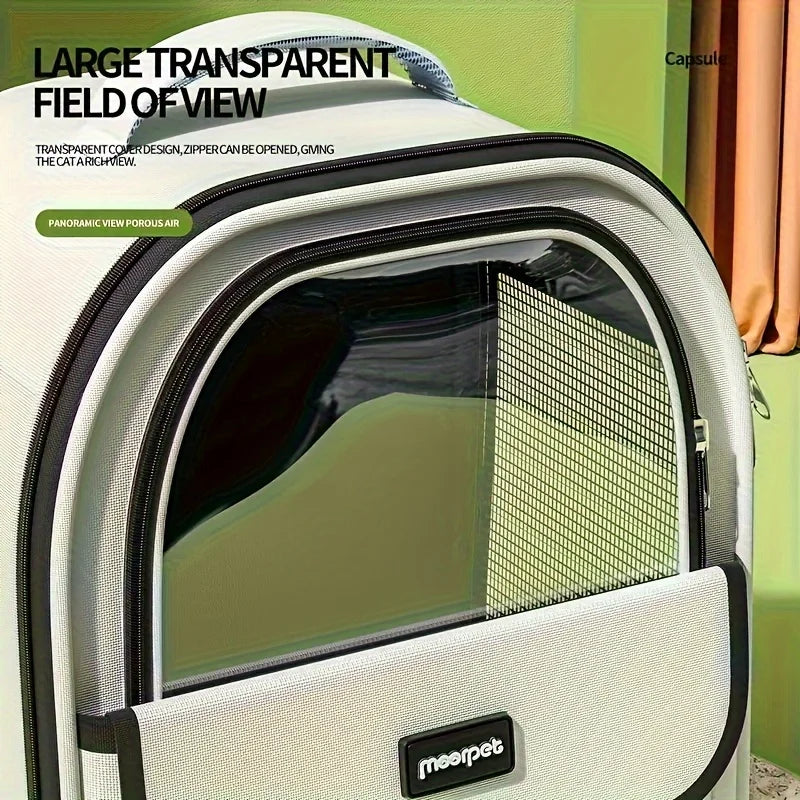 Foldable Mesh Pet Carrier Backpack