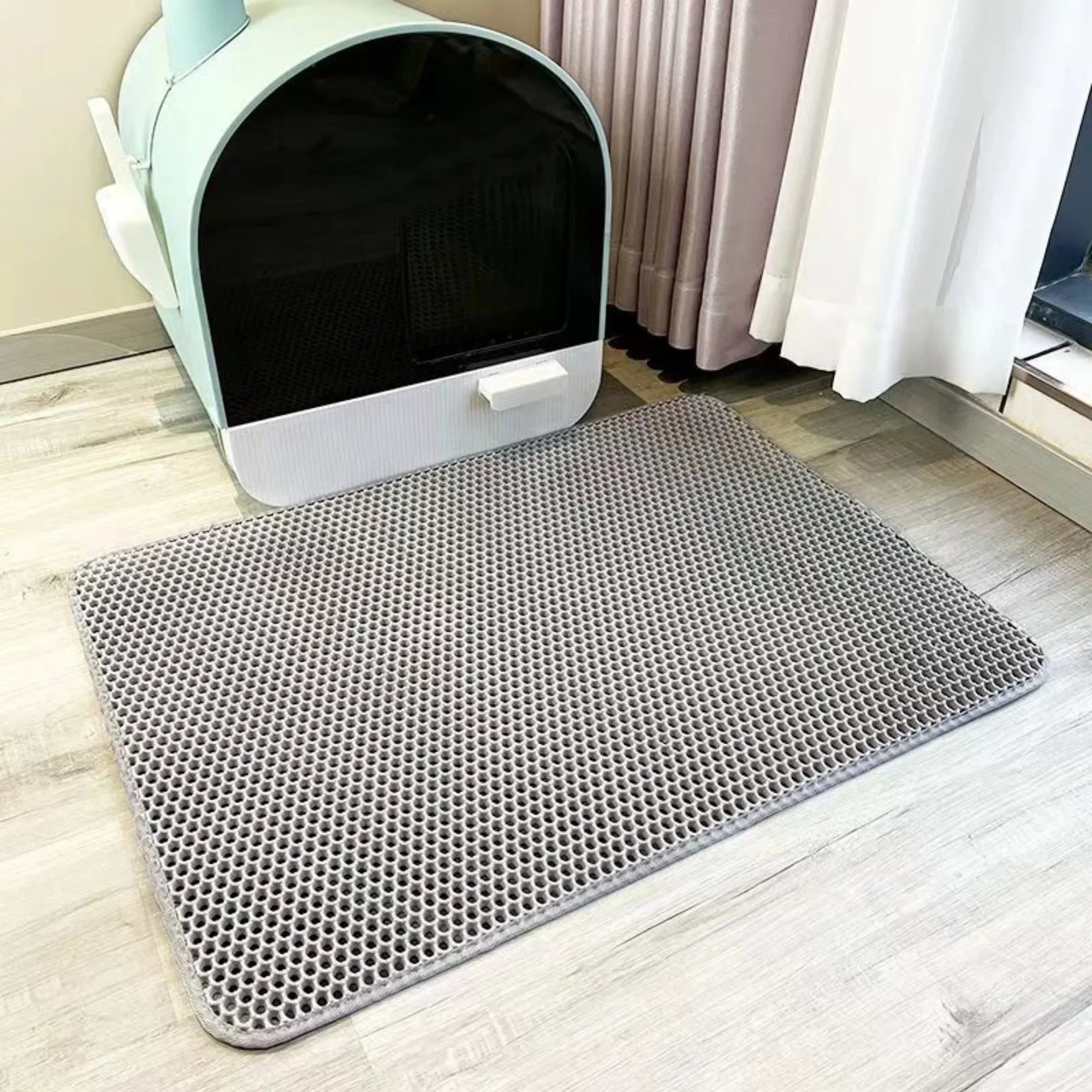 Extra Large Waterproof Cat Litter Mat Non-Slip