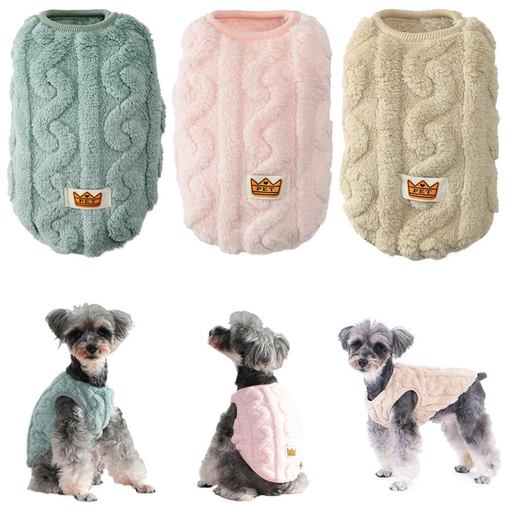 Warm Fleece Autumn Sweater for Pets