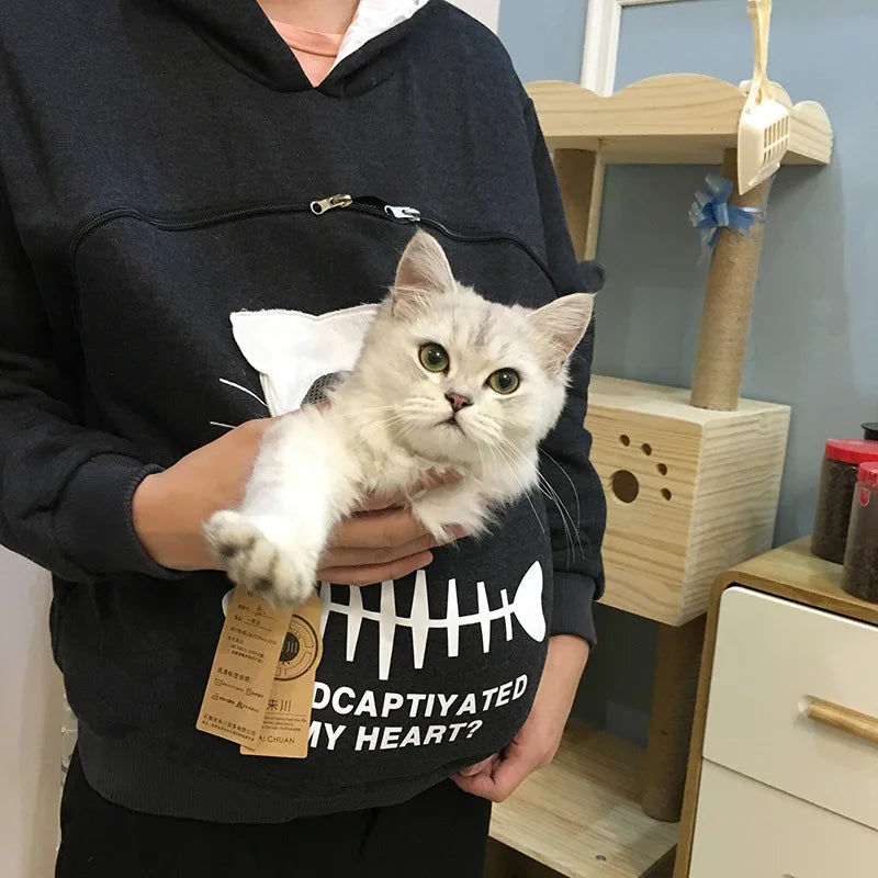 Oversized Warm Pet Pouch Hoodie II