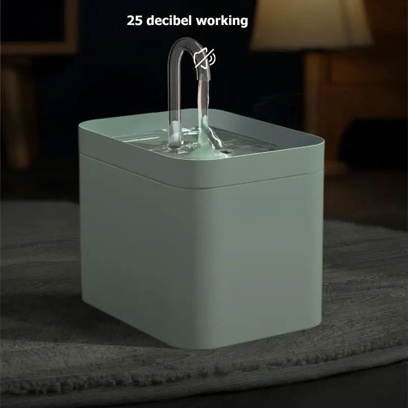 1.5L Electric Mute Filtered Cat Fountain