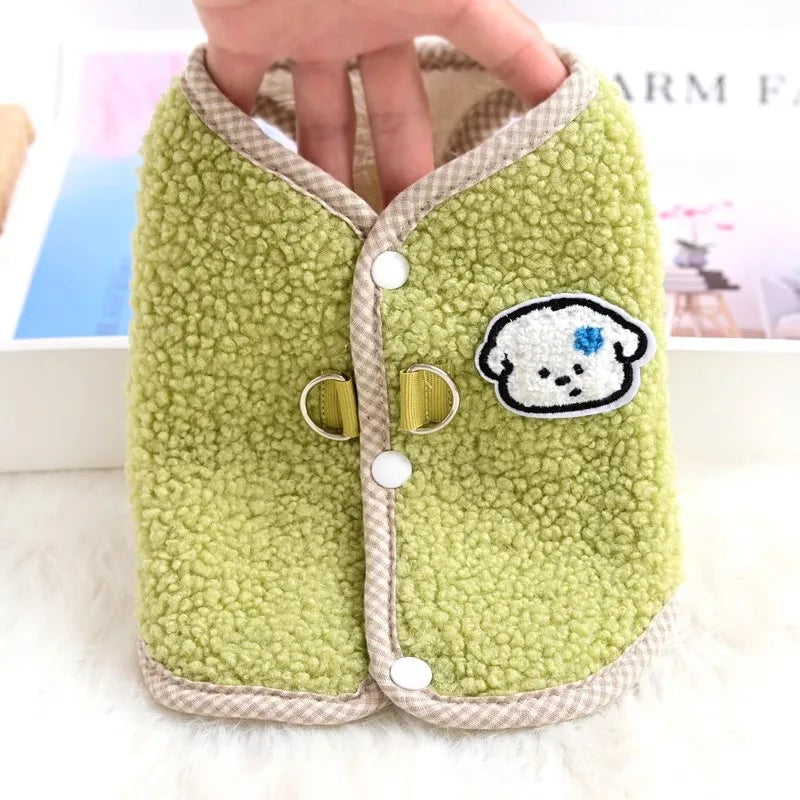 Fleece Dog Coat for Small Breeds
