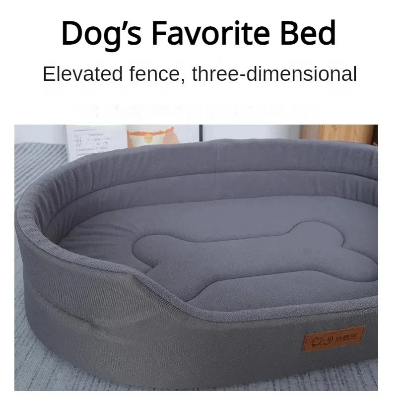 Fluffy Winter Pet Bed Sofa for Dogs
