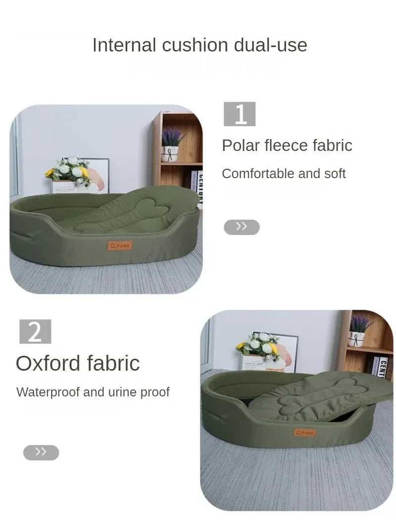 Fluffy Winter Pet Bed Sofa for Dogs