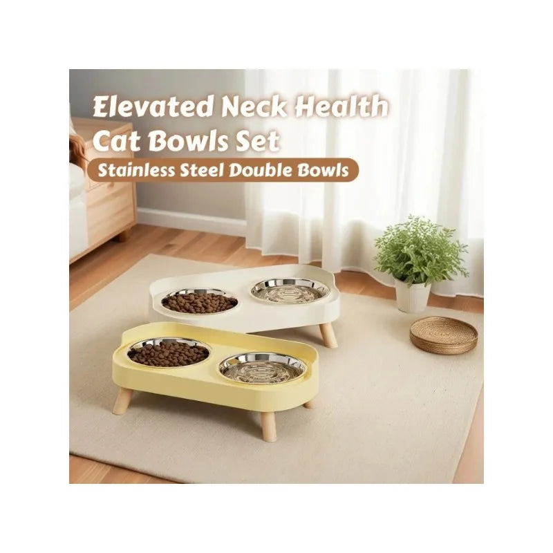 Elevated Dual Food & Water Pet Station