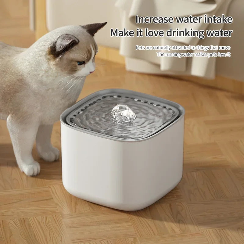 3L USB Electric Filtered Cat Water Fountain