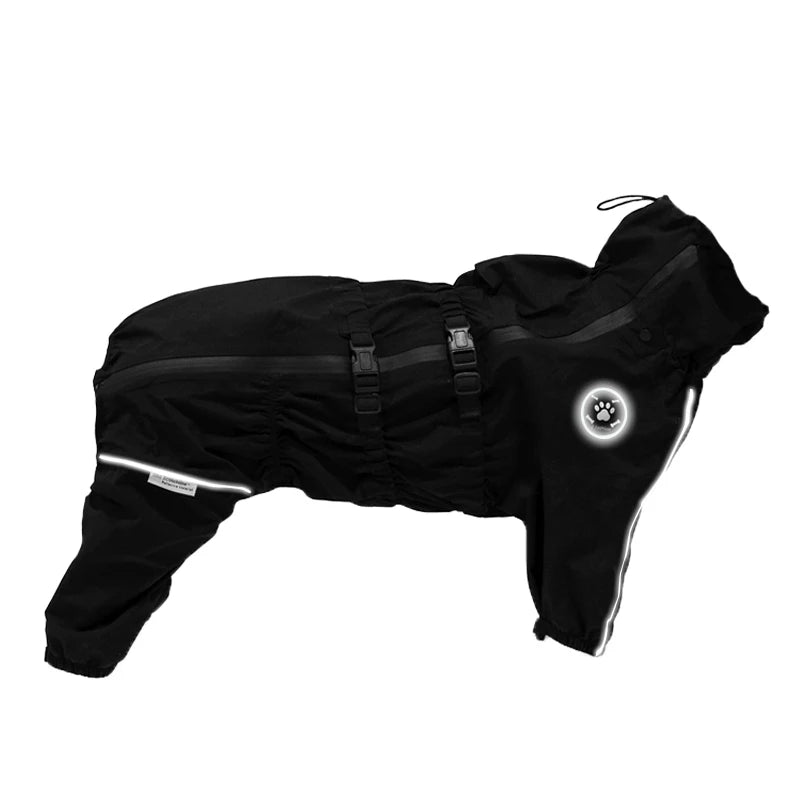 Reflective Waterproof Rain Jumpsuit for Dogs