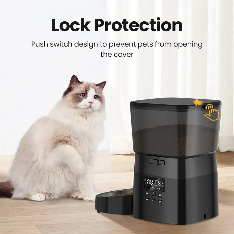 ROJECO Smart Automatic Pet Food Dispenser