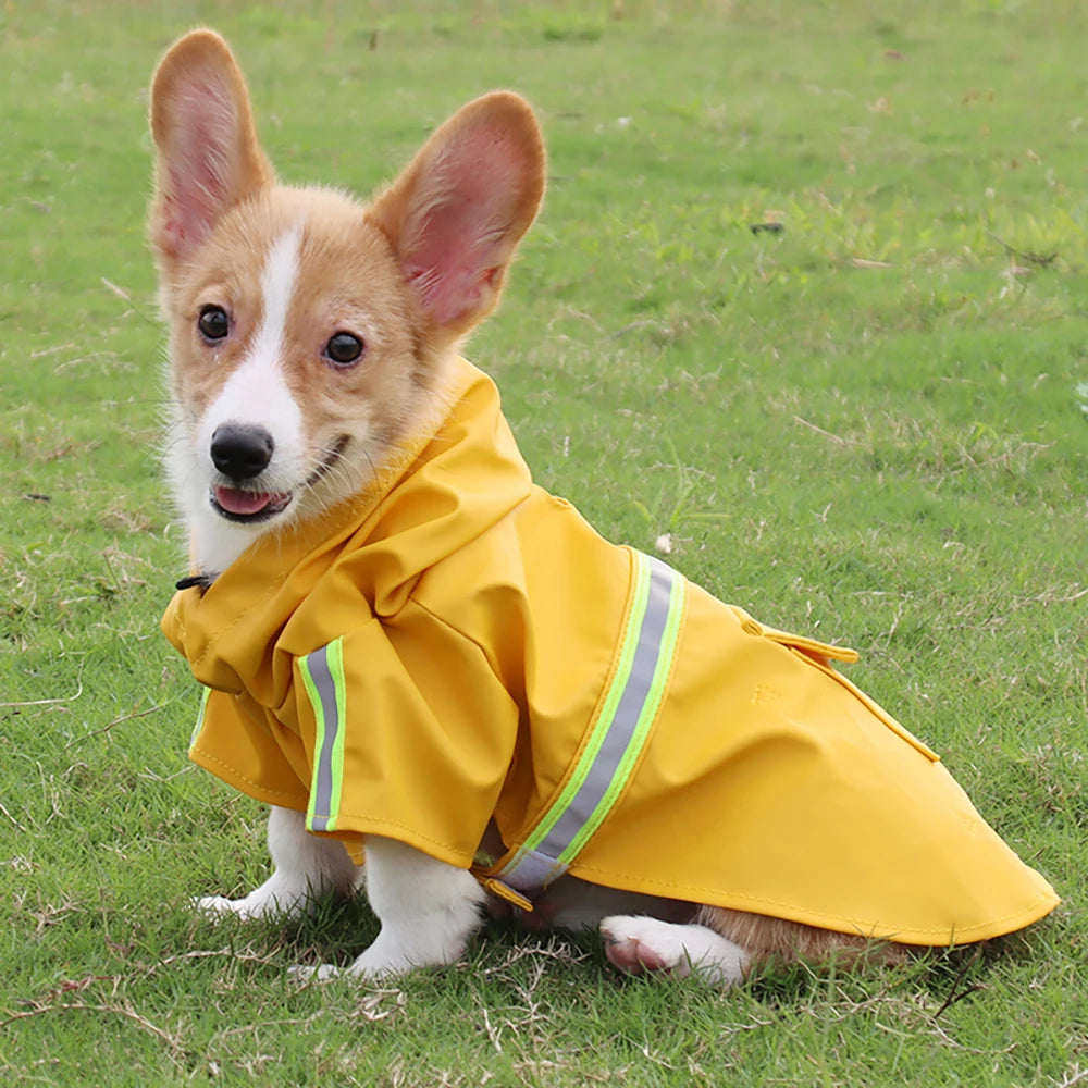 Corgi Cloak Hooded Waterproof Rain Coat