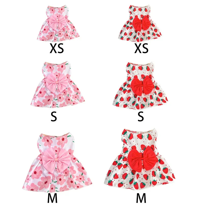Puppy Skirt Spring Summer Dog Princess