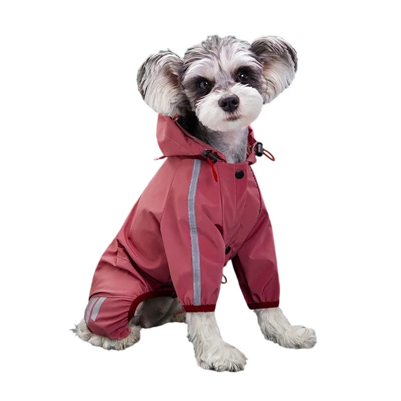 Reflective Waterproof Rain Overalls for Dogs