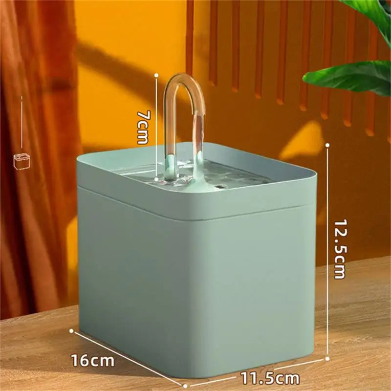1.5L Electric Mute Filtered Cat Fountain