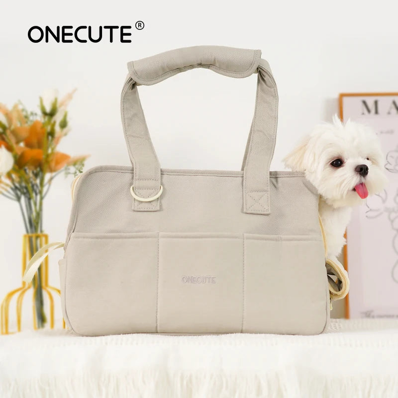 Portable Small Dog Shoulder Handbag