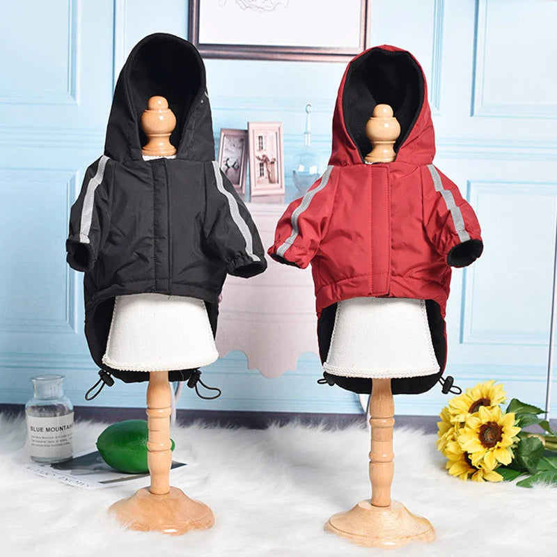 Reflective Hooded Waterproof Winter Dog Coat
