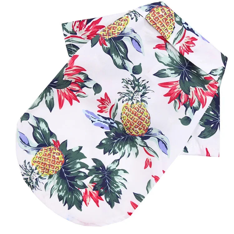 Breezy Hawaiian Print Shirt for Dogs
