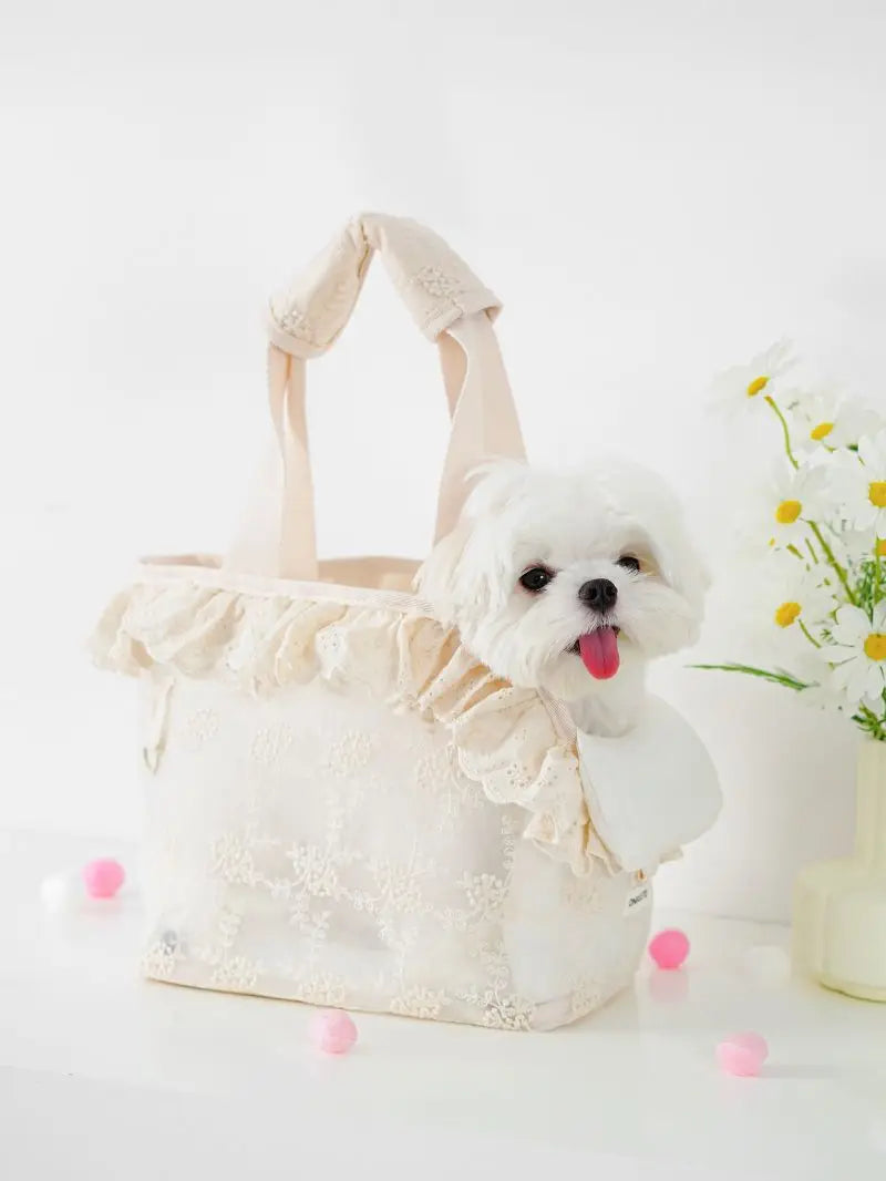 Onecute Lace Pet Carrier Purse