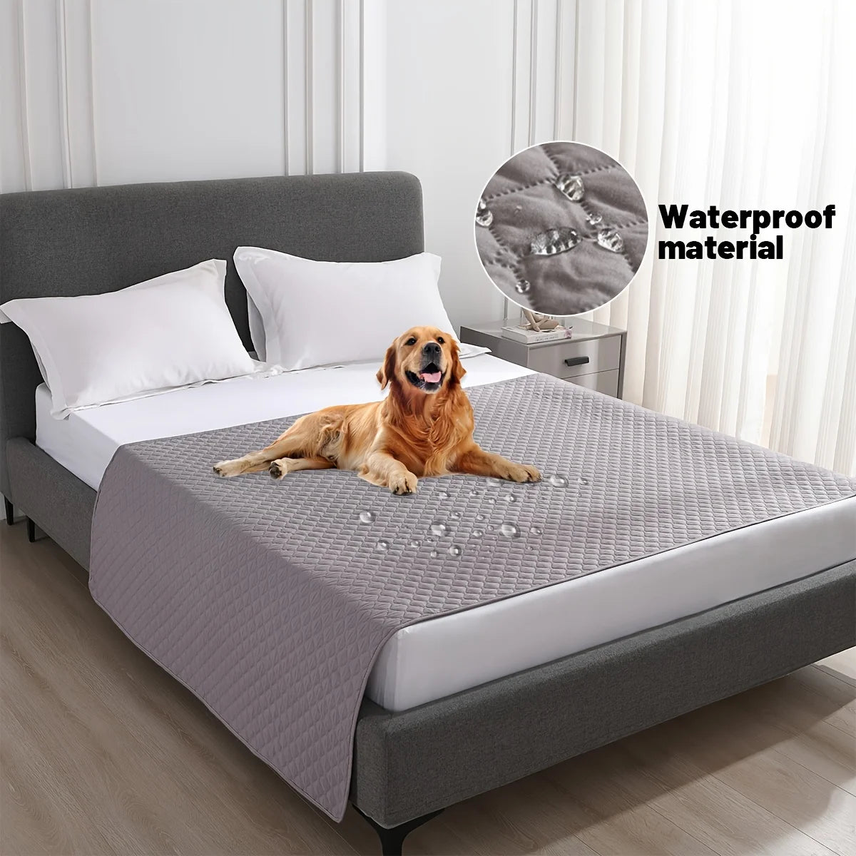 Non-Slip Waterproof Pet Bed Cover for Dogs