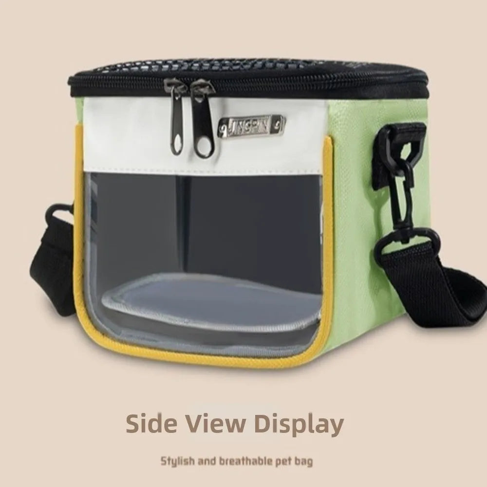 Breathable Clear-View Small Pet Carrier