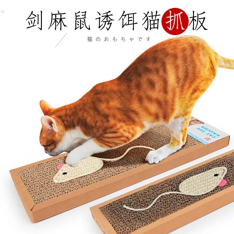 Cat Scratching Board Corrugated Claw Grinding Toy