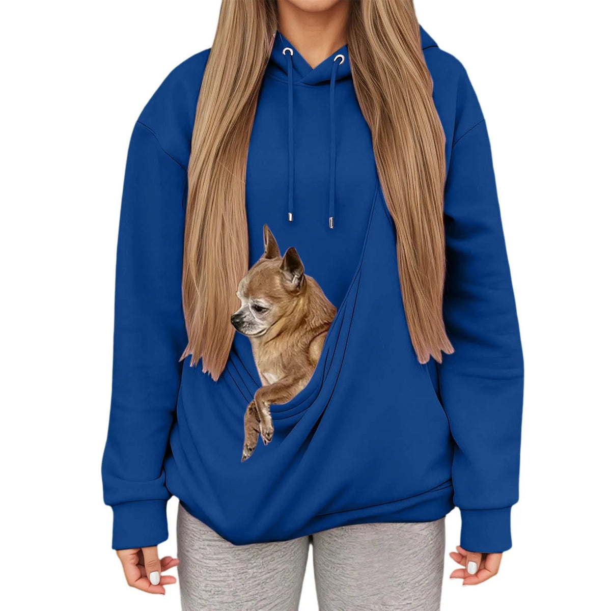 Athletic Unisex Pet Carrier Hoodie