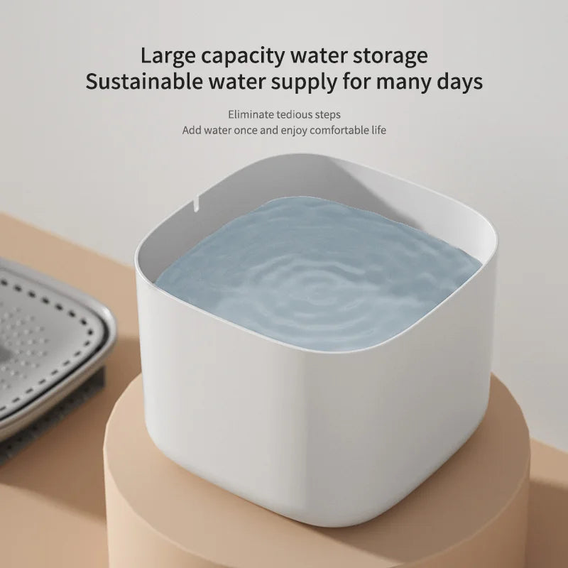3L USB Electric Filtered Cat Water Fountain
