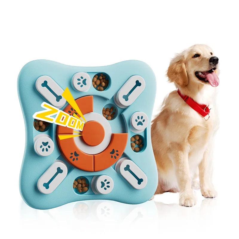 Interactive Slow Feeder Puzzle Bowl for Pets
