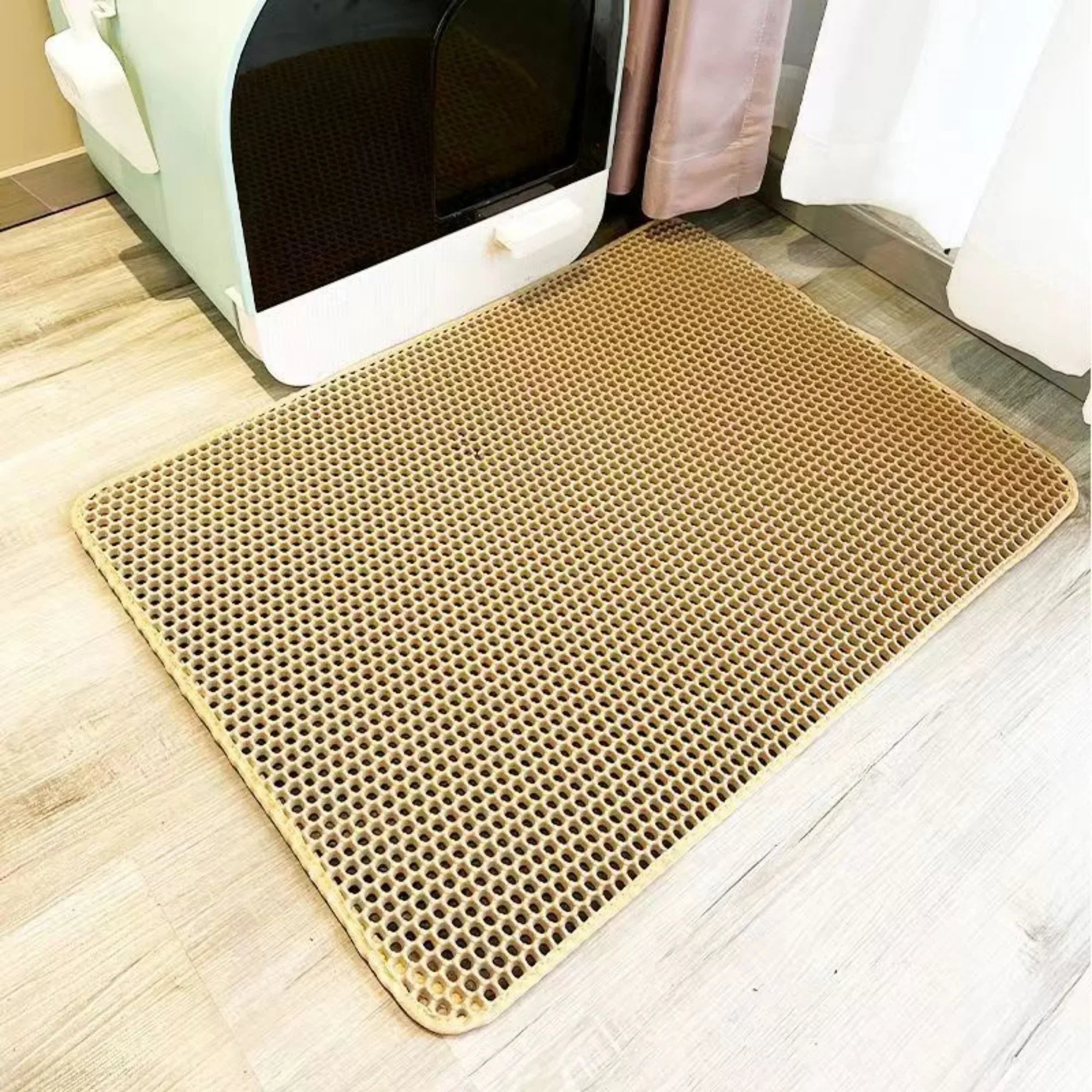 Extra Large Waterproof Cat Litter Mat Non-Slip