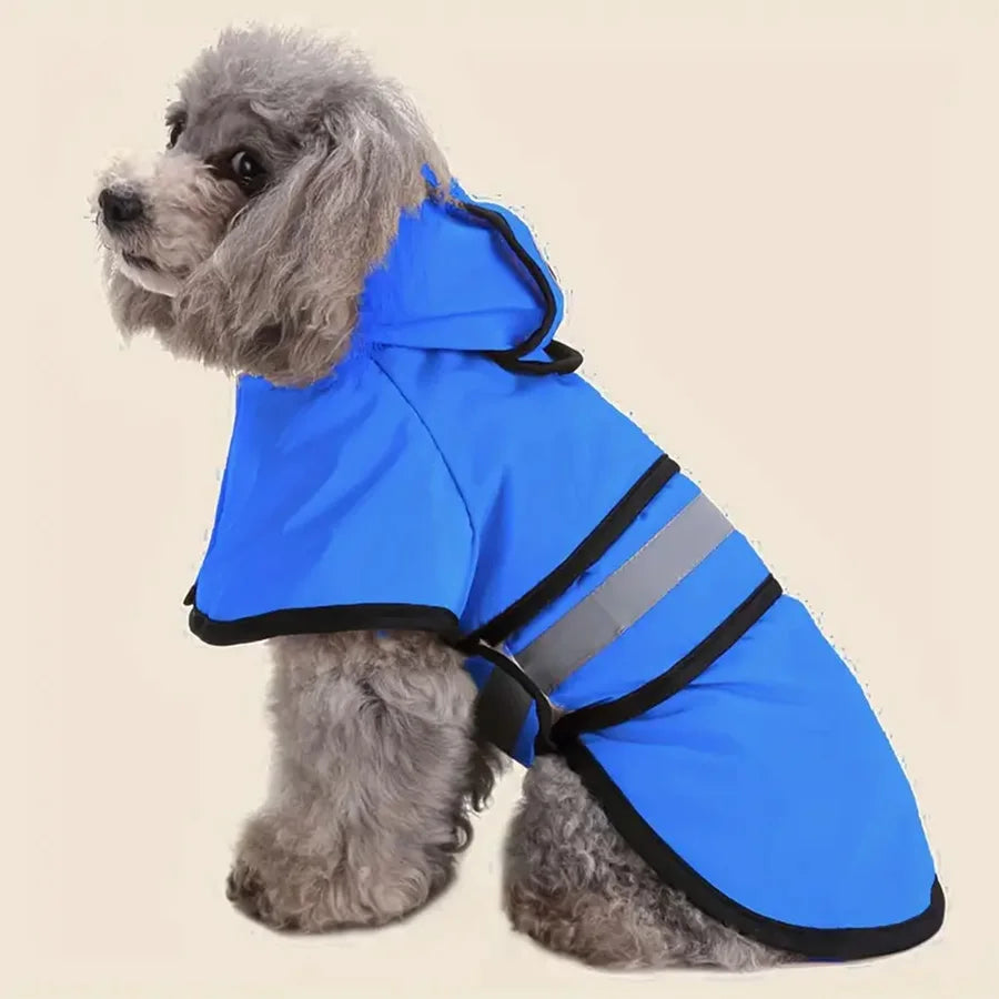 Adjustable Waterproof Windproof Dog Rain Coat